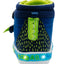 Tenis Tipo Bota LED Dinosaurio Azul Niño Bubble Gummers.
