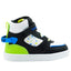 Tenis Bota Para Niño Bubble Gummers Negro Verde