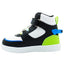 Tenis Bota Para Niño Bubble Gummers Negro Verde