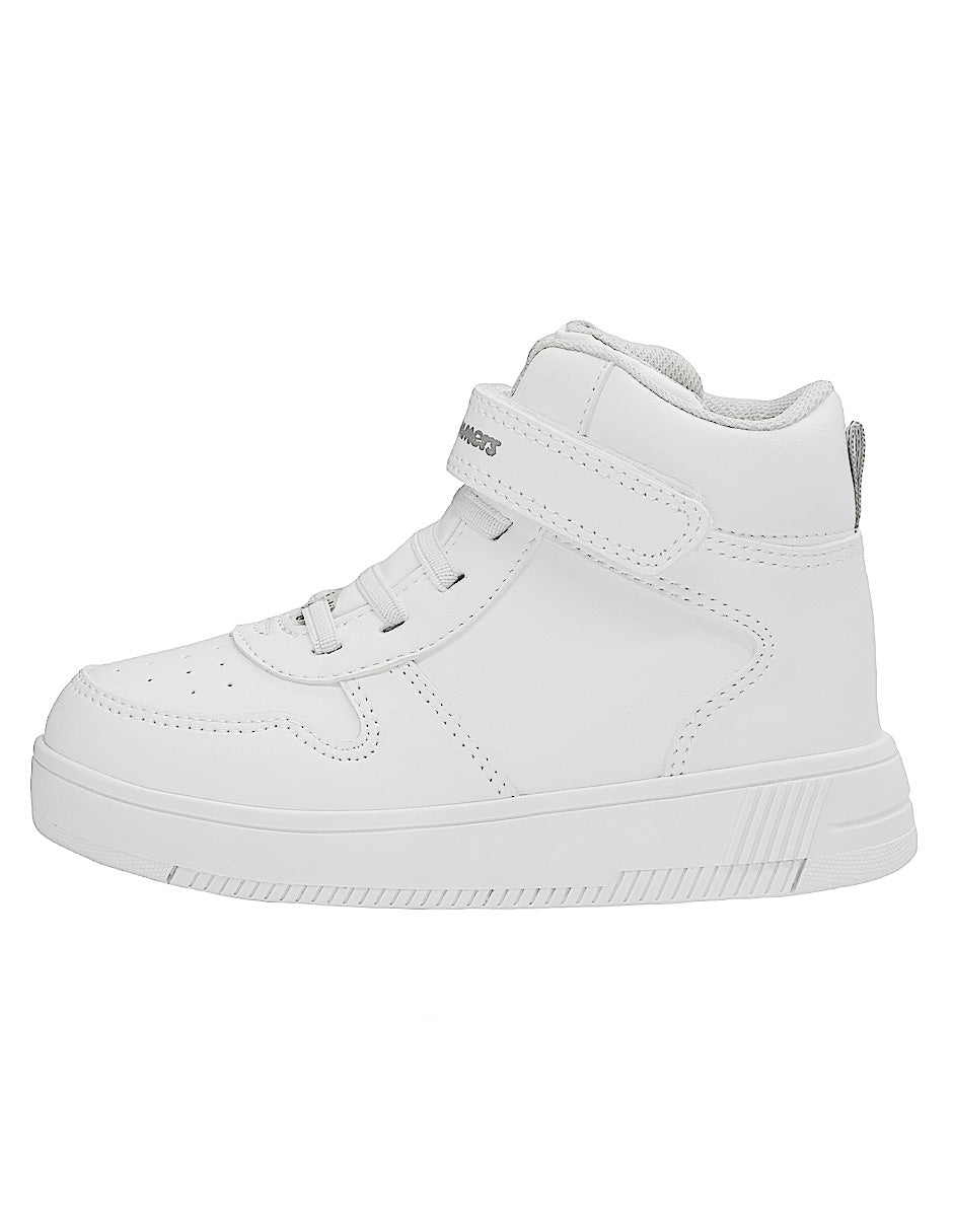 Tenis ZigZag Tipo Bota Blanco Niño Niña Bubble Gummers