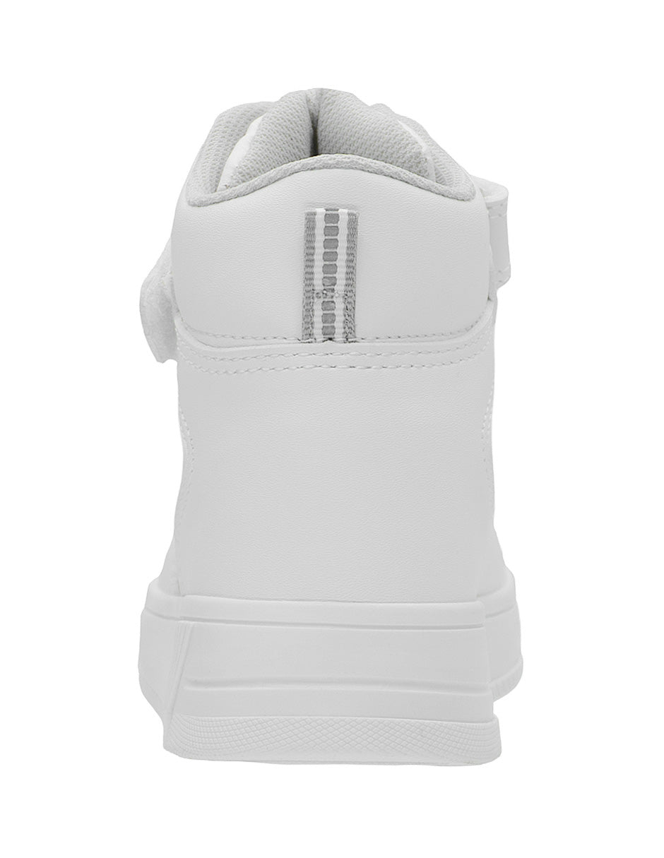 Tenis ZigZag Tipo Bota Blanco Niño Niña Bubble Gummers
