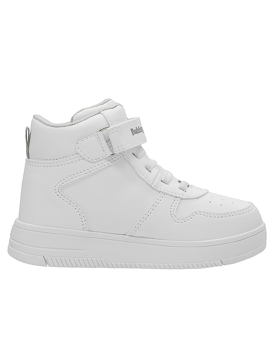 Tenis ZigZag Tipo Bota Blanco Niño Niña Bubble Gummers