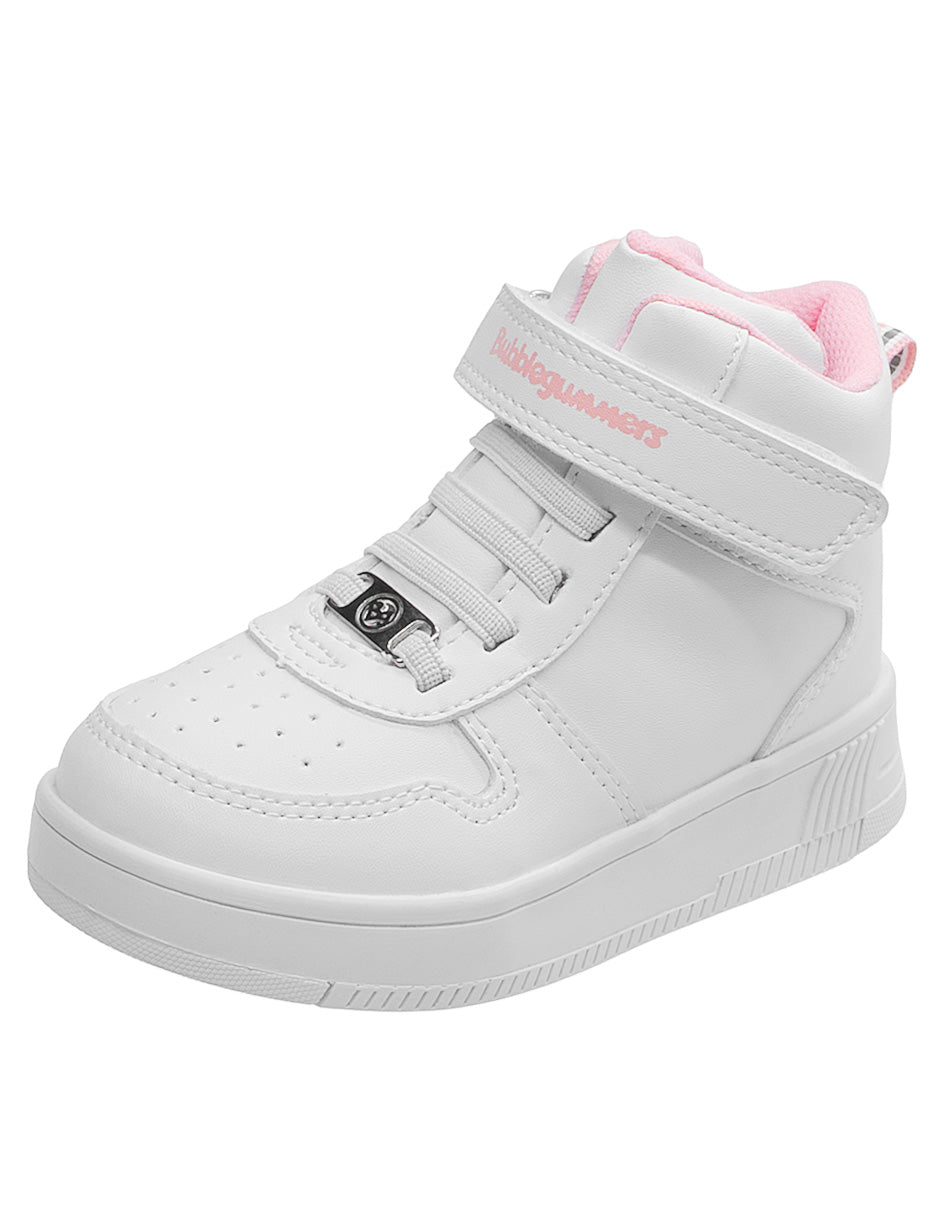 Tenis ZigZag Tipo Bota Blanco Niño Niña Bubble Gummers
