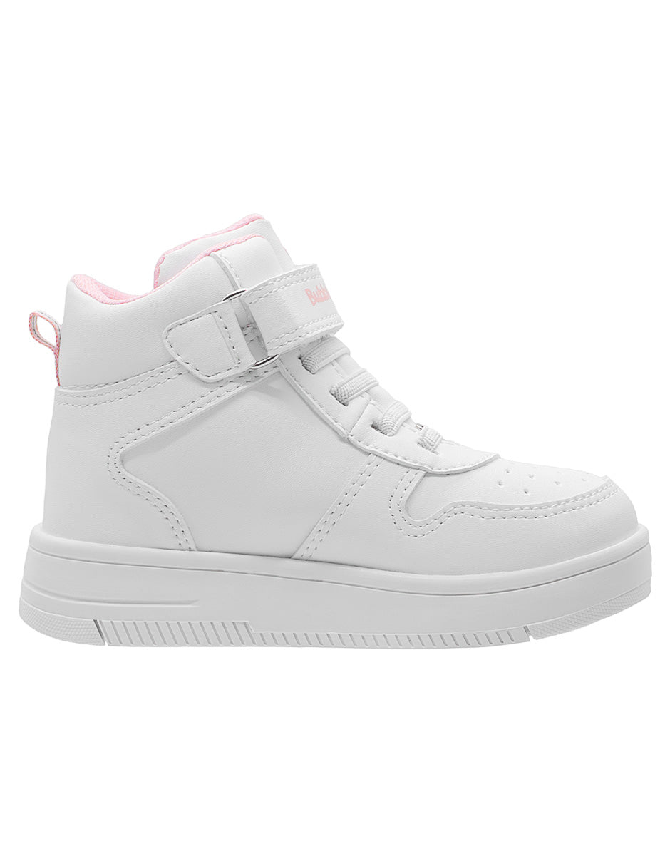 Tenis ZigZag Tipo Bota Blanco Niño Niña Bubble Gummers