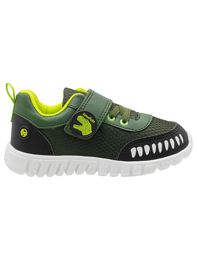 Tenis Para Niño Bubble Gummers Verde Negro