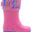 Bota Hule Para Niña Bubble Gummers Rosa Lila