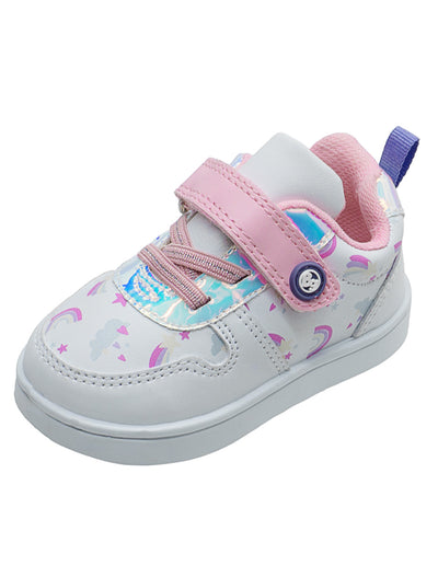 Tenis Para Niña Bubble Gummers Blanco Rosa