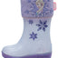 Bota Lluvia Niña Cristal Lila Bubble Gummers Frozen Elsa Diney