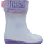 Bota Lluvia Niña Cristal Lila Bubble Gummers Frozen Elsa Diney