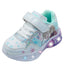 Tenis Luces Para Niña Bubble Gummers Menta Lila