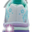 Tenis Luces Para Niña Bubble Gummers Menta Lila