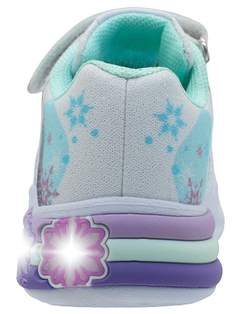 Tenis Luces Para Niña Bubble Gummers Menta Lila