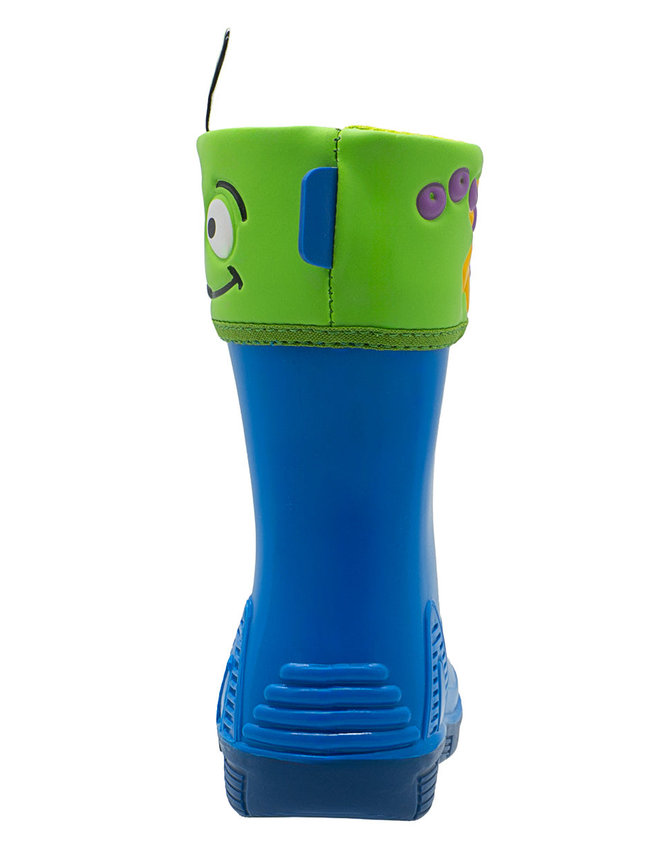 Bota Hule Para Niño Bubble Gummers Piloto Rey