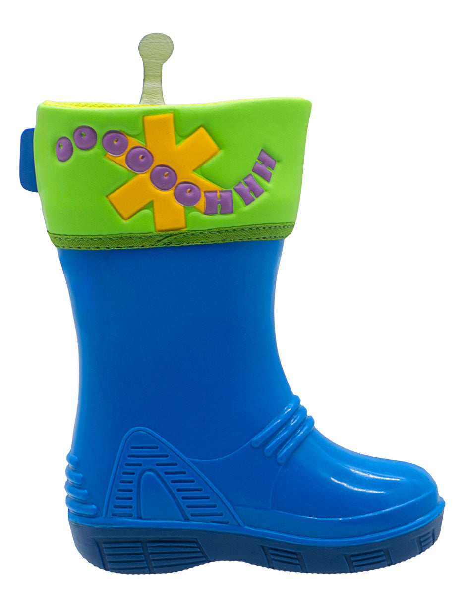 Bota Hule Para Niño Bubble Gummers Piloto Rey