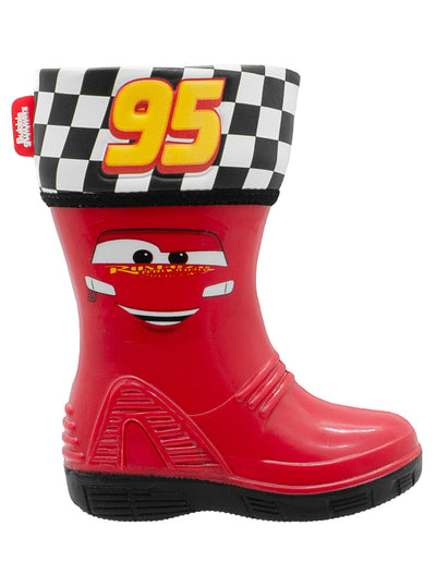 Bota Hule Para Niño Bubble Gummers Rojo Negro
