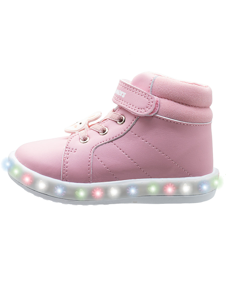 Tenis Niña LED Conejo Bubble Gummers