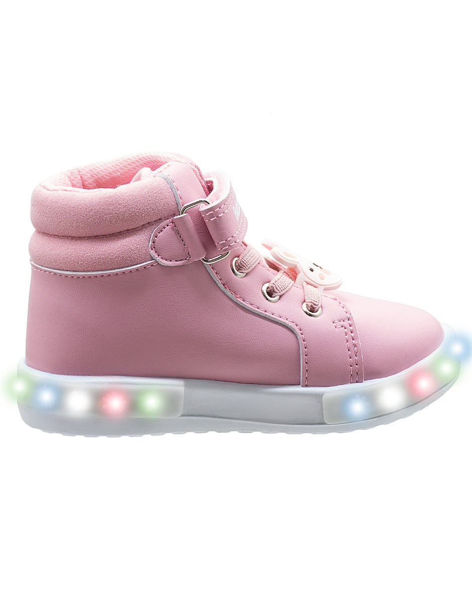 Tenis Niña LED Conejo Bubble Gummers