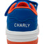 Tenis Azul Naraja LED Choclo Niño Charly