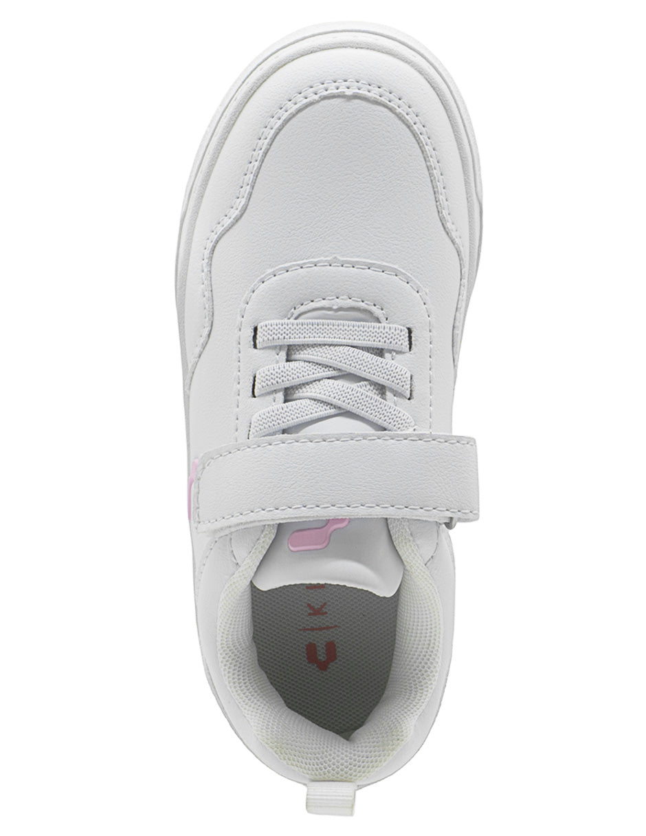 Tenis Escolar Para Niña Charly Blanco