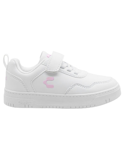 Tenis Escolar Choclo Blanco Niña Charly