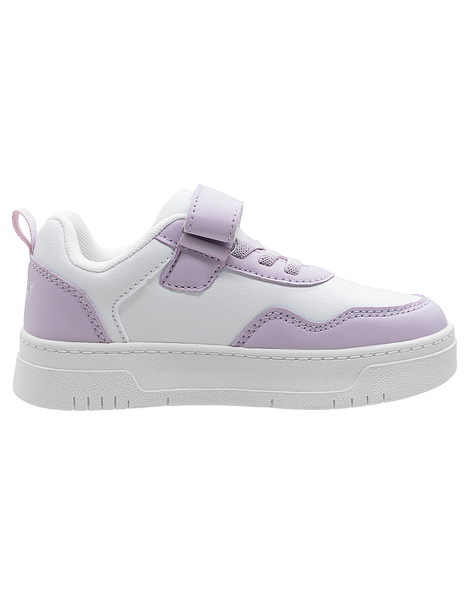 Tenis Sneakers Urbano Rosa Lila Charly