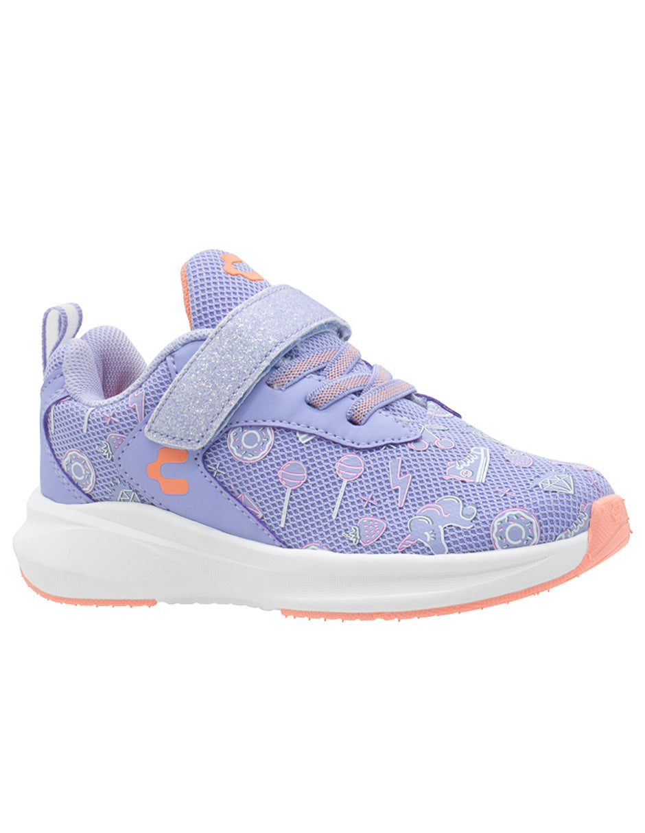 Tenis Para Niña Charly Lila Coral