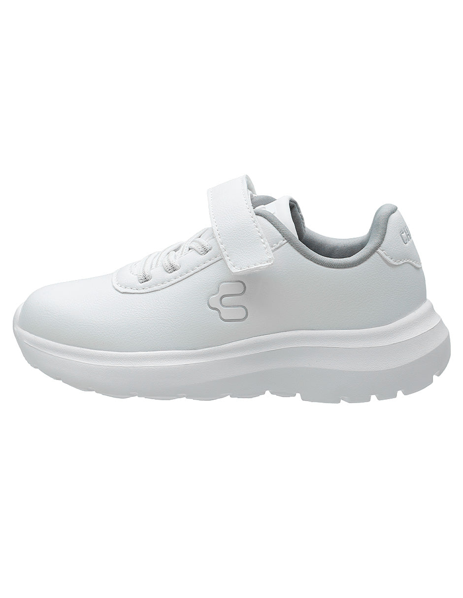 Tenis Escolar Blanco Niño Charly