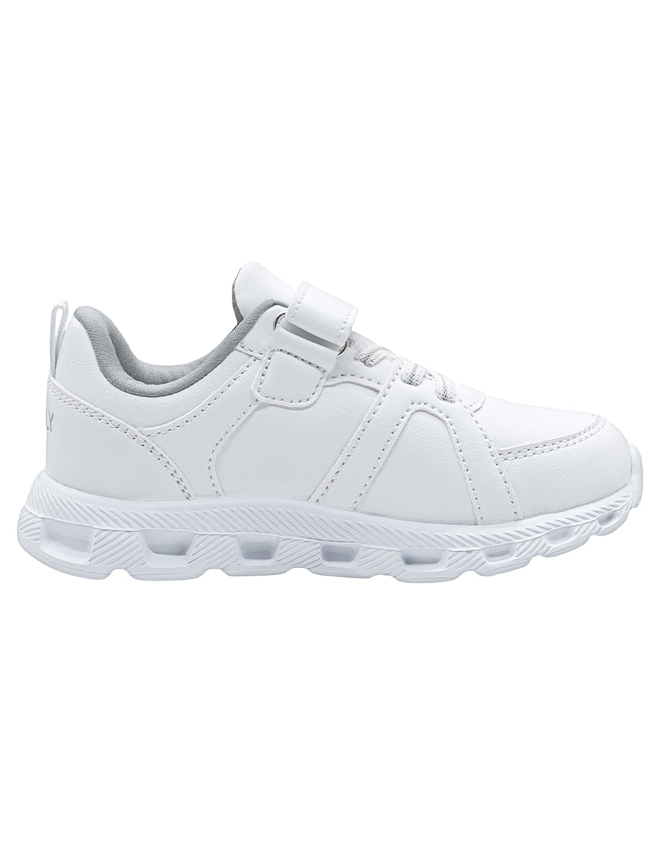 Tenis Escolar Unisex Charly Blanco