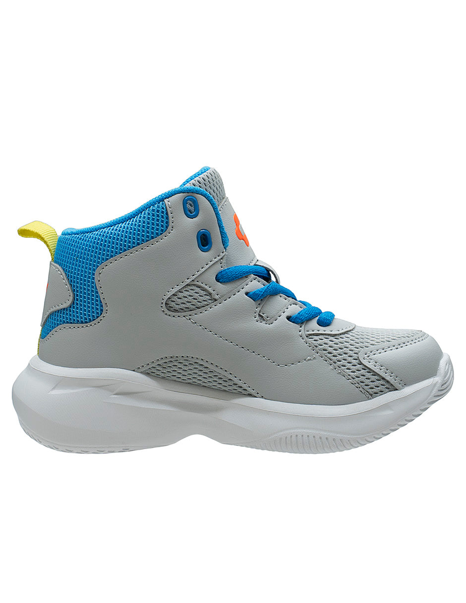 Tenis Bota Gris Casual Niño Charly®