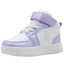 Tenis Tipo Bota Blanco Lila Niña Charly