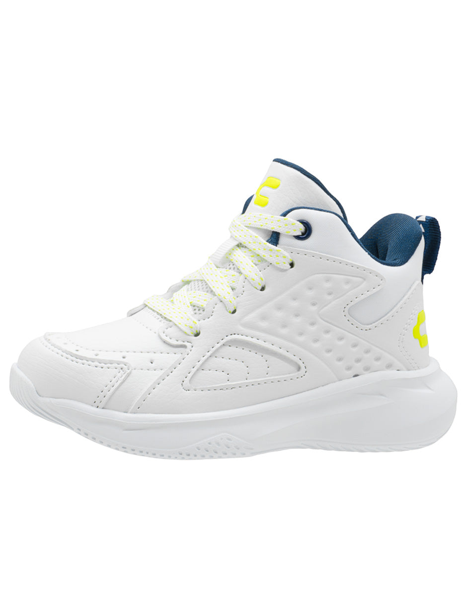 Tenis Escolar Unisex Charly Blanco Marino