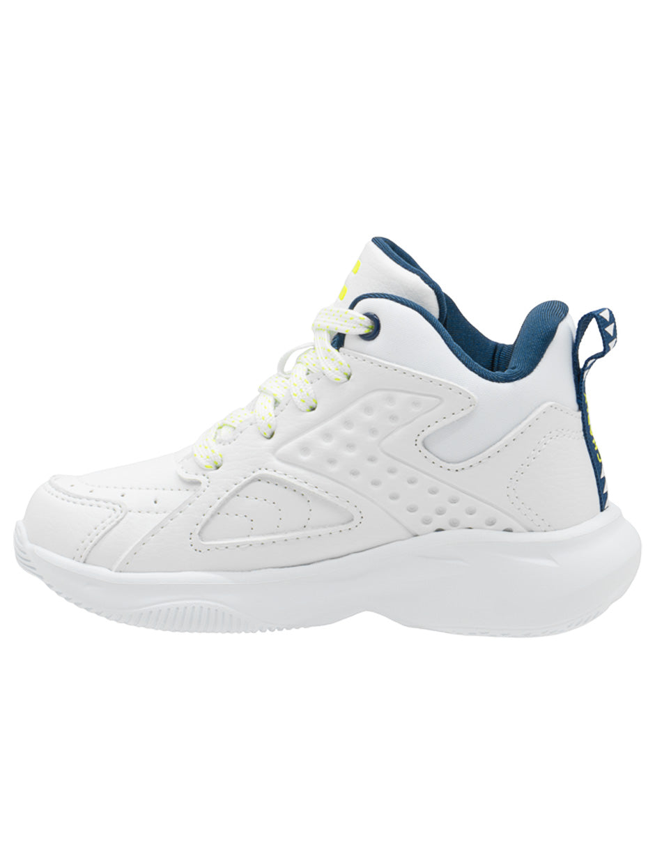 Tenis Escolar Unisex Charly Blanco Marino