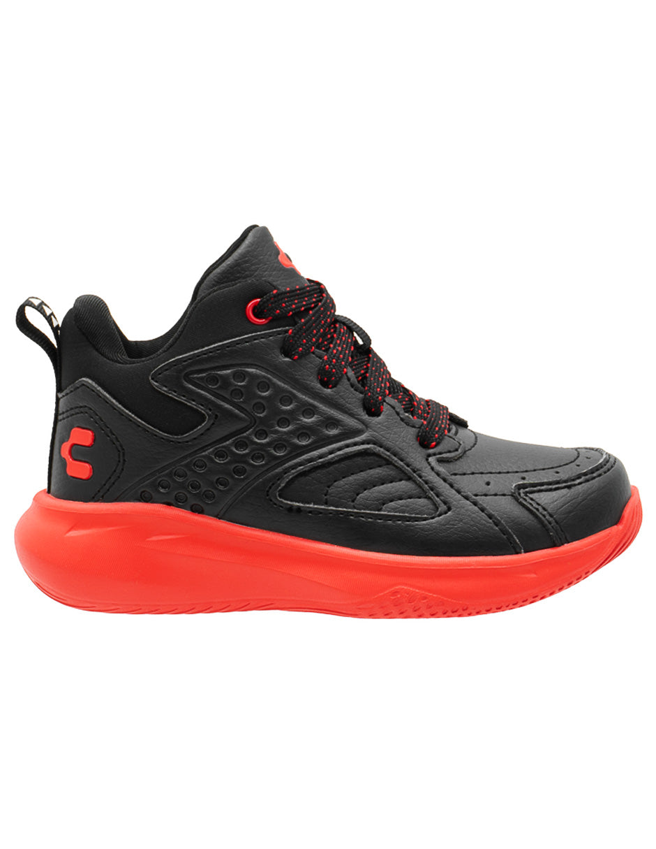 Tenis Negro Basket Niño Charly