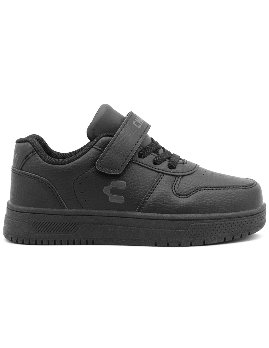 Tenis Choclo Negro Niño Charly