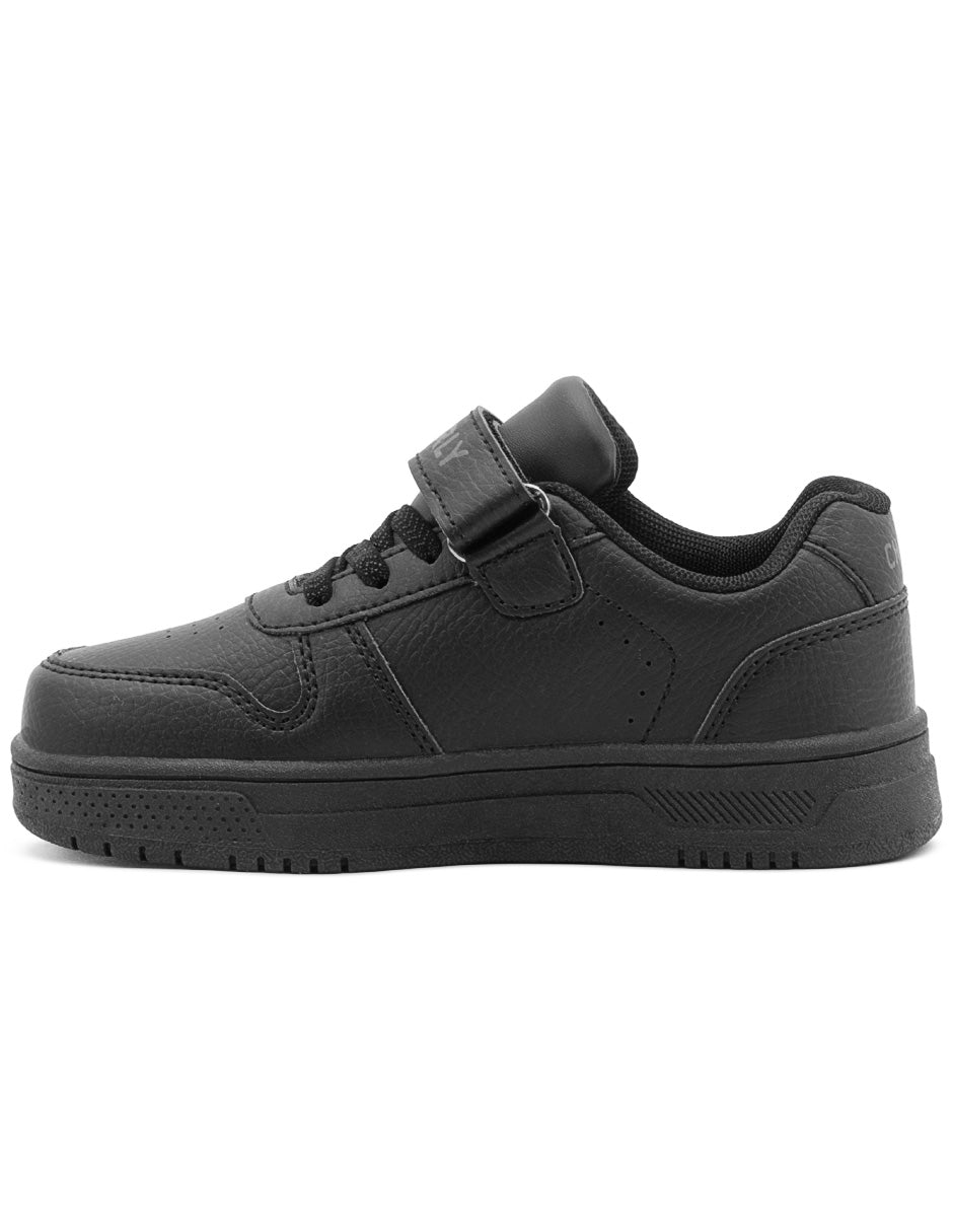 Tenis Choclo Negro Niño Charly
