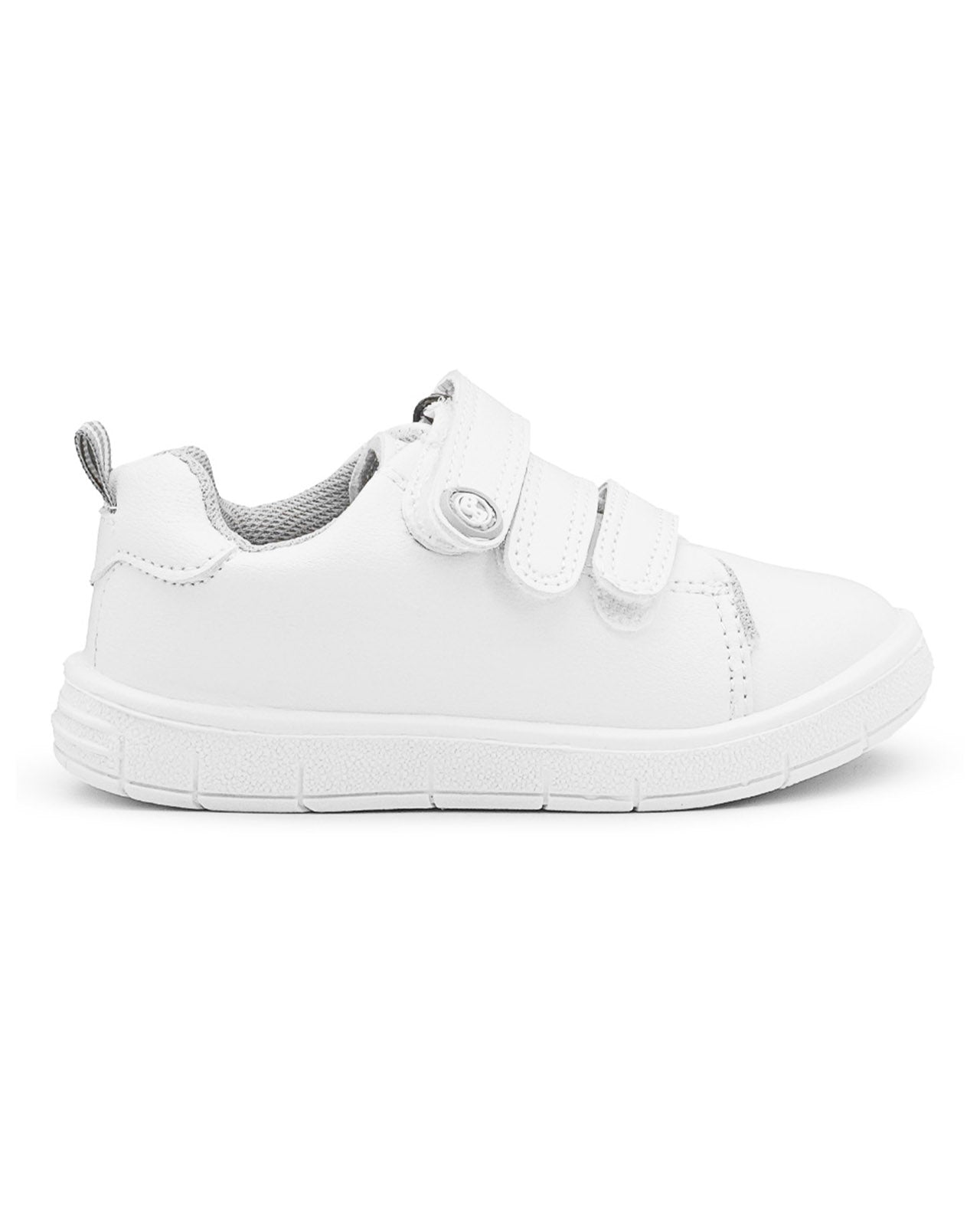 Tenis Escolar Geologia Blanco Gris Niño Bubble Gummers