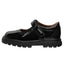 Zapato Escolar Mary Jane Charol Negro Niña Coqueta