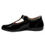 Zapato Escolar de Charol Negro para Niña Antiderrapante Ajuste Hebilla