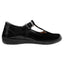 Zapato Escolar de Charol Negro para Niña Antiderrapante Ajuste Hebilla