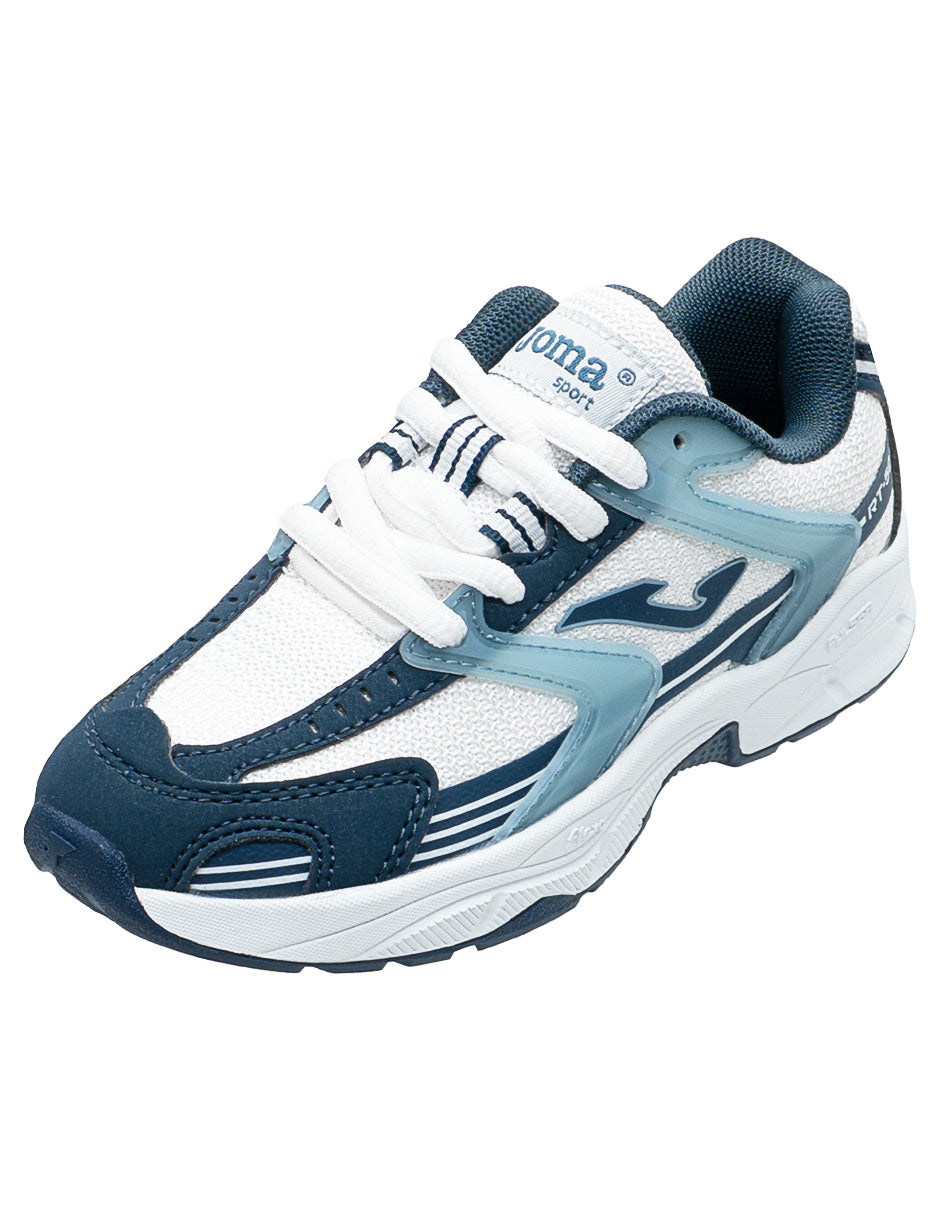 Tenis Para Niño Joma Blanco Marino