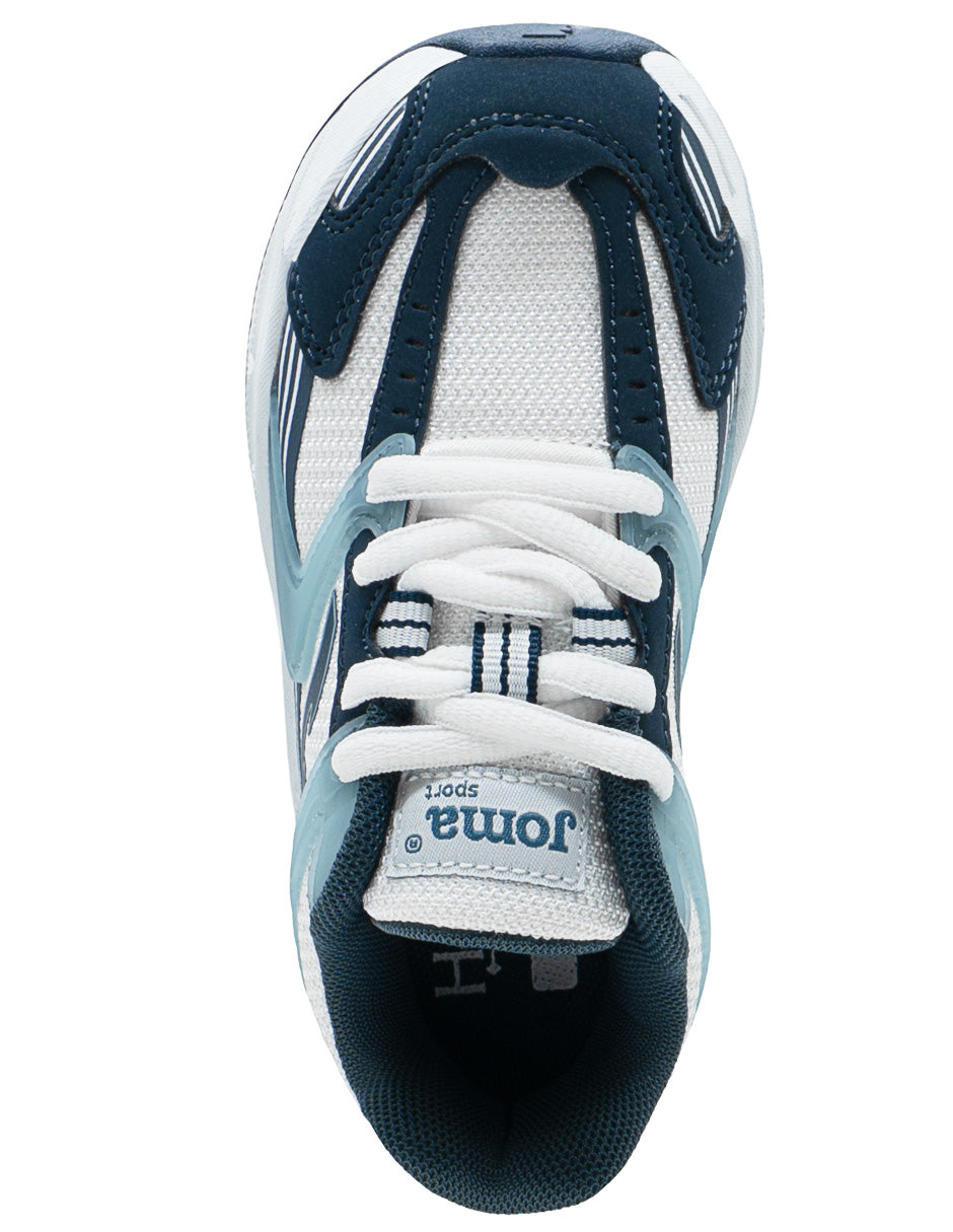 Tenis Para Niño Joma Blanco Marino