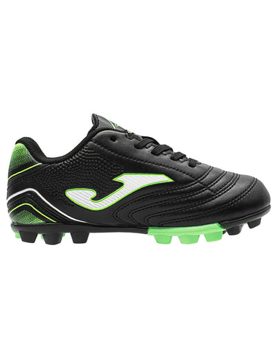 Tenis Soccer Para Niño Joma Negro Verde