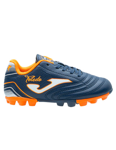 Tenis Soccer Para Niño Joma Marino Naranja