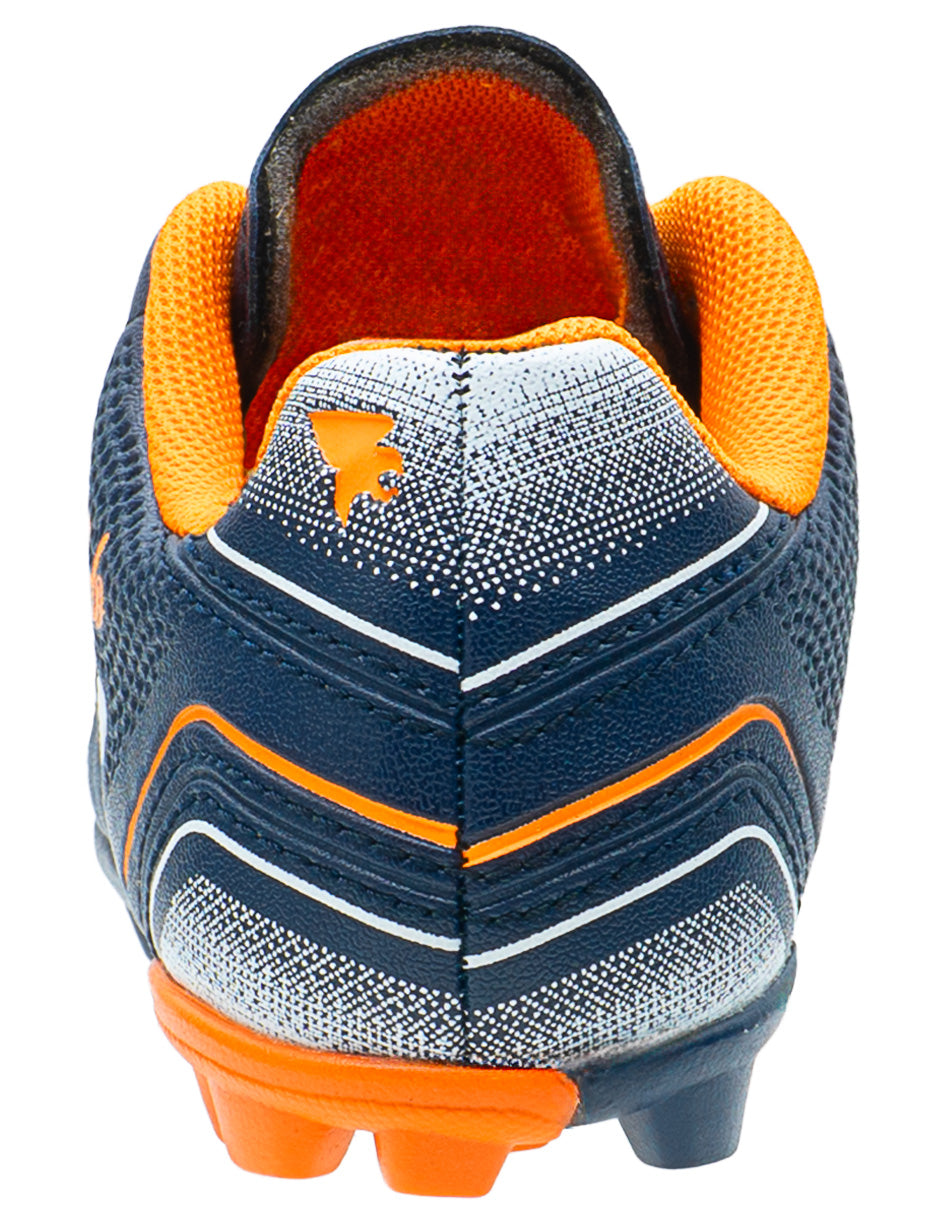 Tenis Soccer Para Niño Joma Marino Naranja