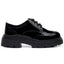Zapato Choclo Escolar Casual Charol Negro Niña Karsten
