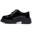 Zapato Choclo Escolar Casual Charol Negro Niña Karsten