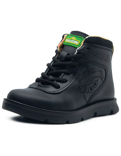 Bota Negra Monstruo Escolar Niño Karsten
