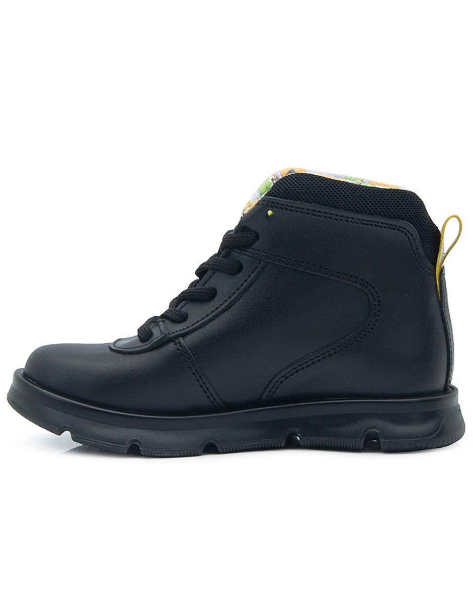 Bota Negra Monstruo Escolar Niño Karsten