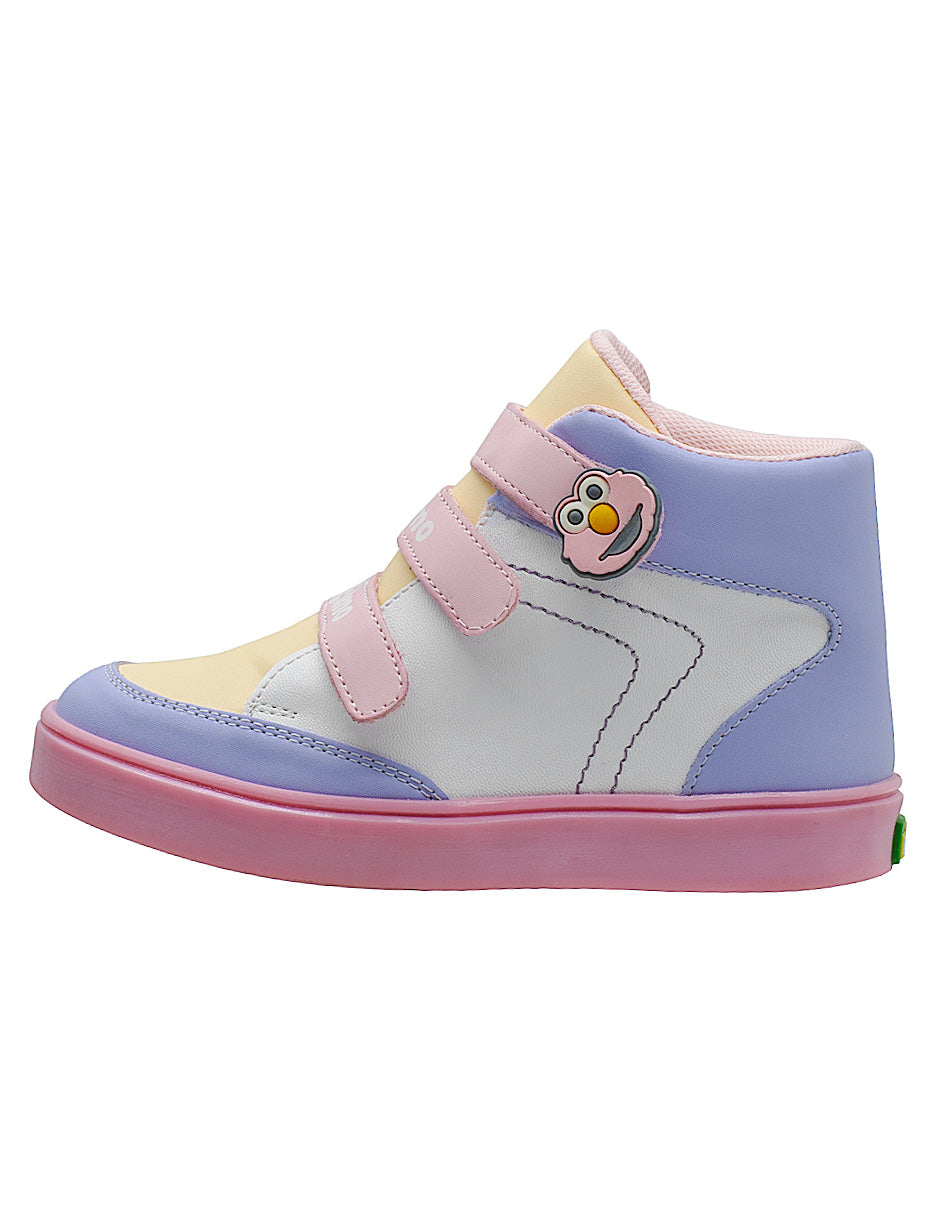 Tenis Bota Para Niña Karsten Plaza Sesamo Antiderrapante