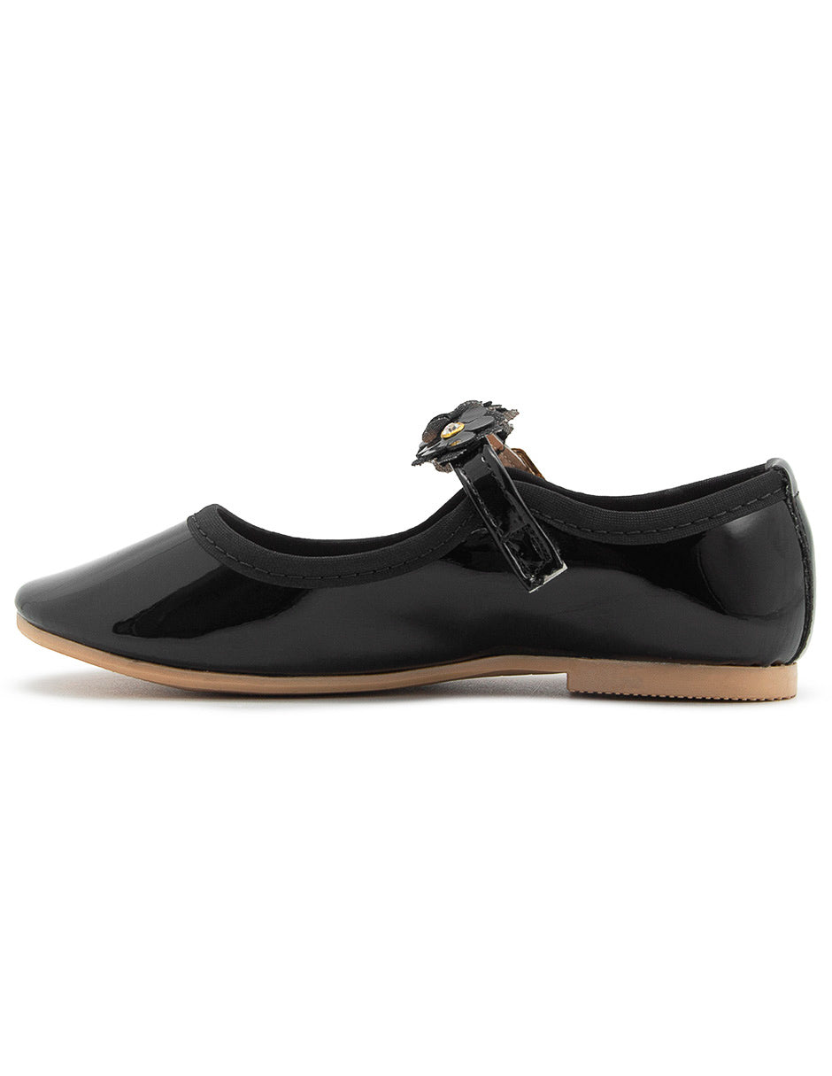 Zapato Niña Mary Jane Formal Flores Ninos